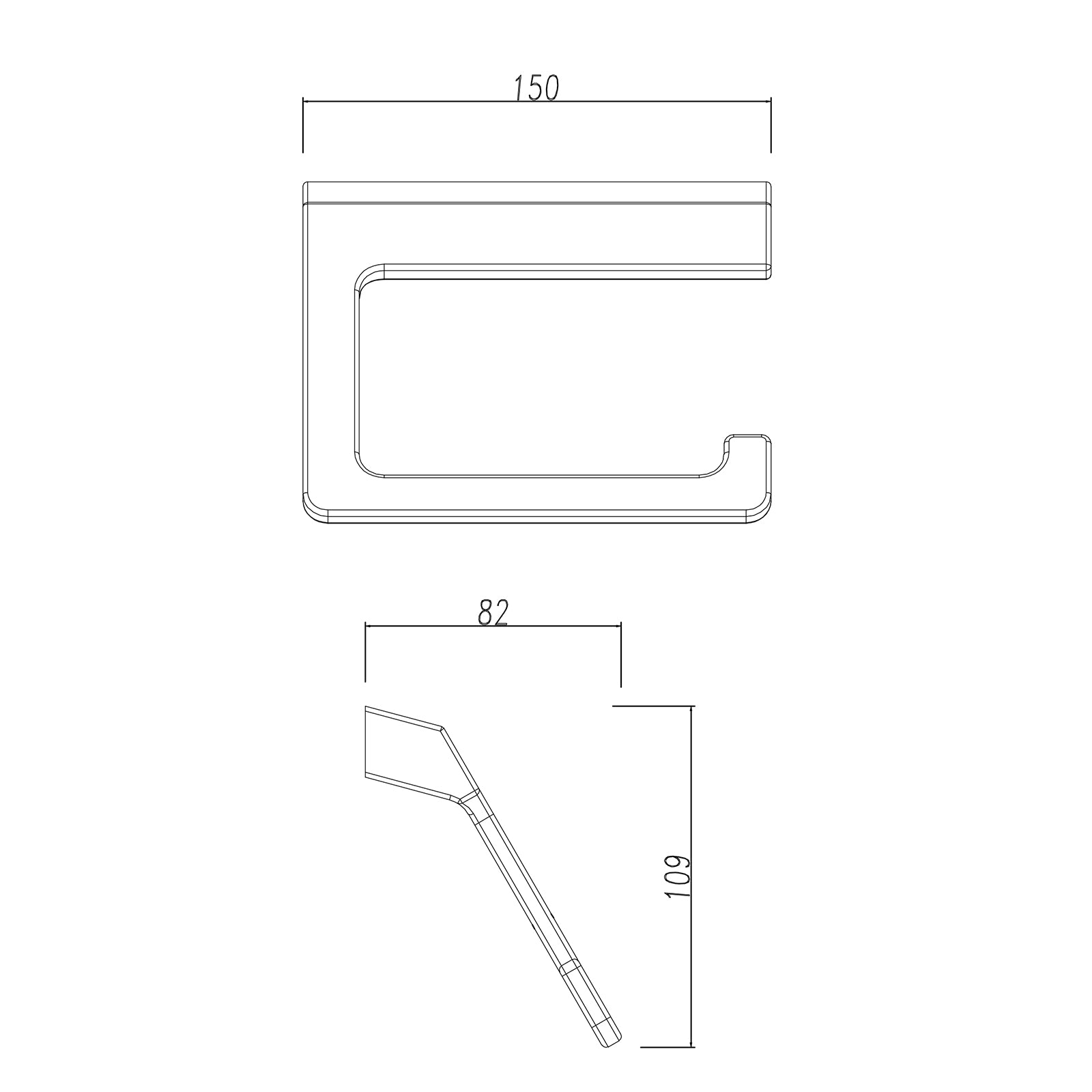 Bernstein toiletpapirholder TPH601