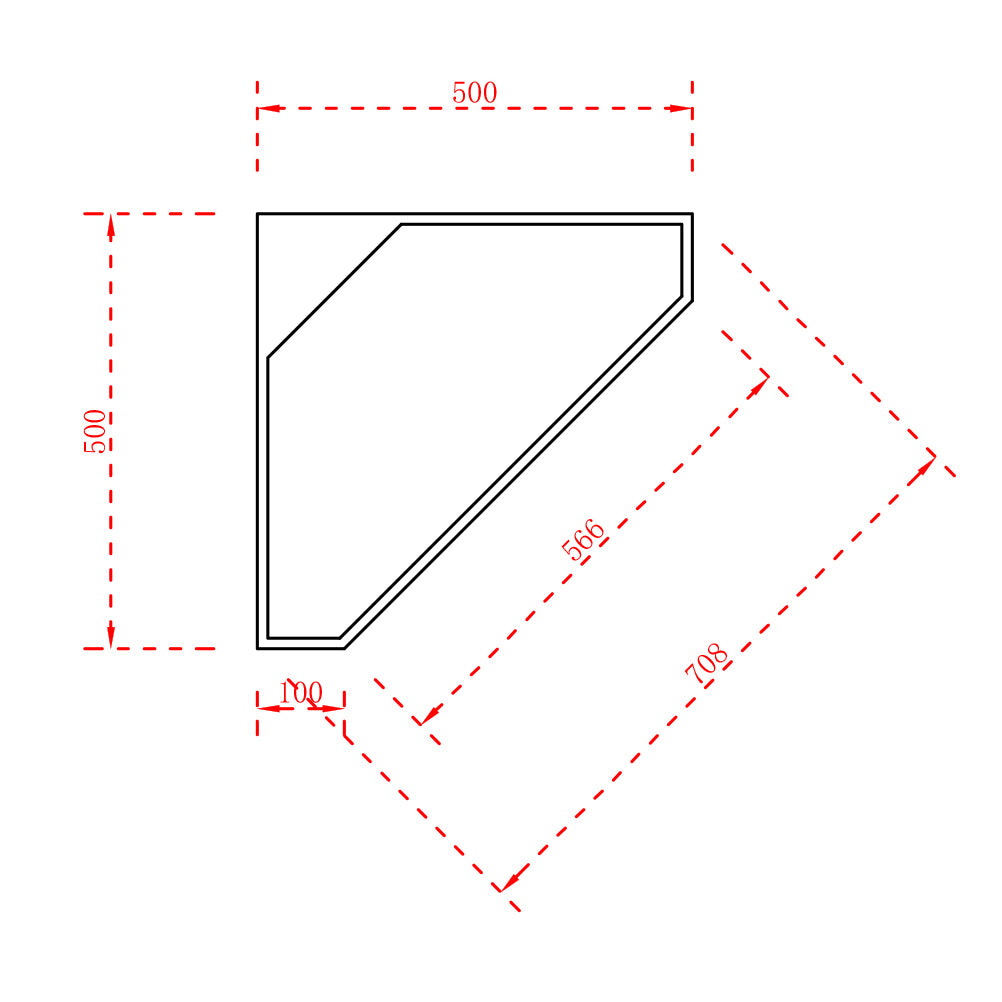 Kumme på totemsøjle i vinkel af Solid Surface TWZ70 - mathvid - 50 x 50 x 90 cm