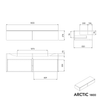 Vanity unit ARCTIC 1800