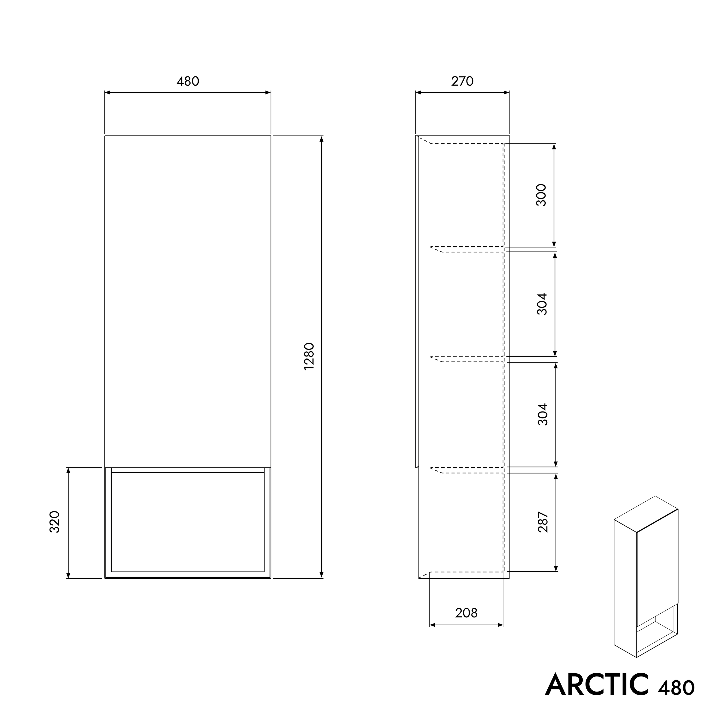 Sidelænskab ARCTIC 480