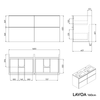 Vaskeskab LAVOA 160 cm