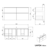 Waschtischunterschrank LAVOA 120 cm