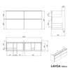Unterschrank LAVOA 160 cm