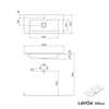 Underskab LAVOA 100 cm