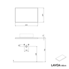 Badeværelsesmøbel underskab LAVOA 60cm