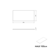Vaskeskab MAUI 100 cm