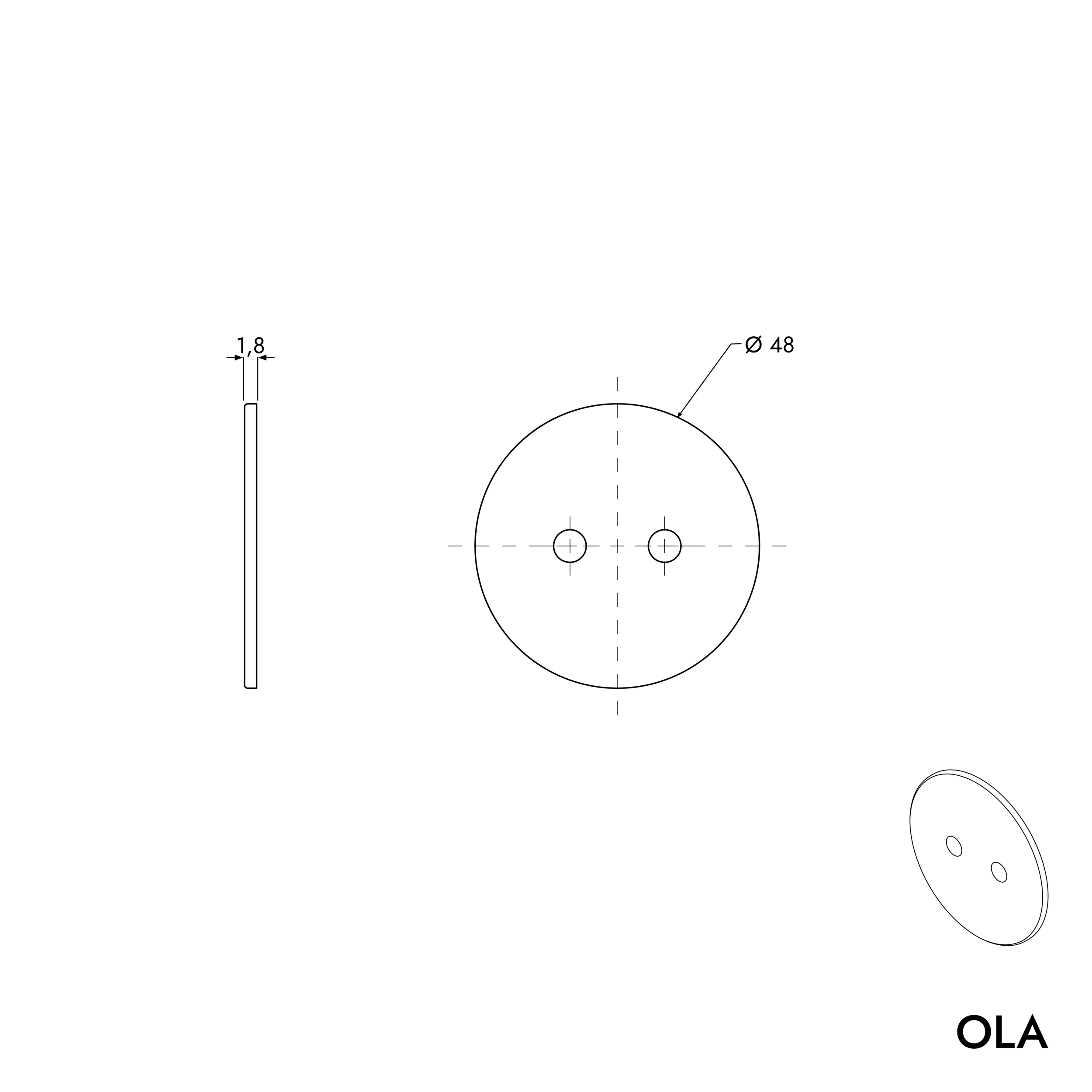 Badehåndklædestang OLA