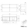VIREO 120 cm underskab