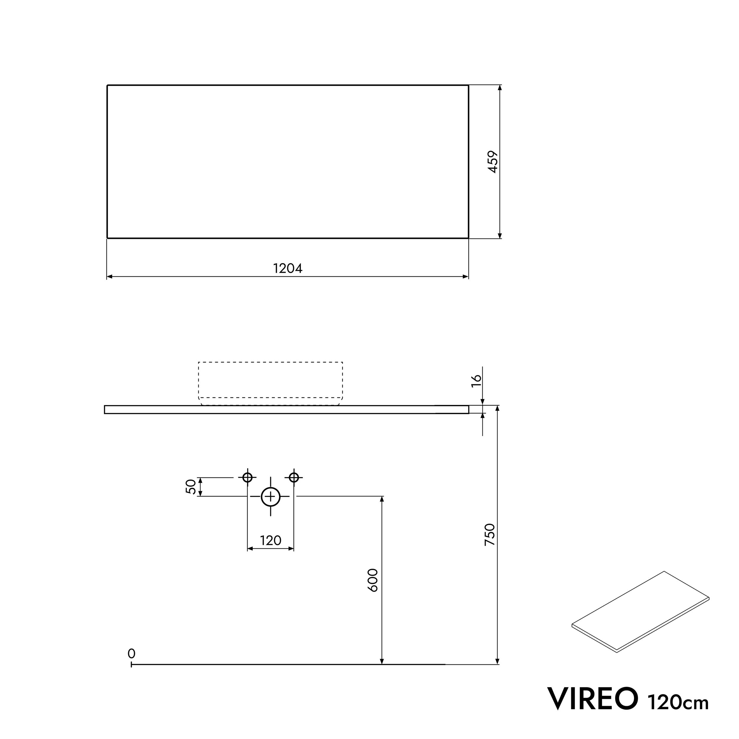 Underskab VIREO 120