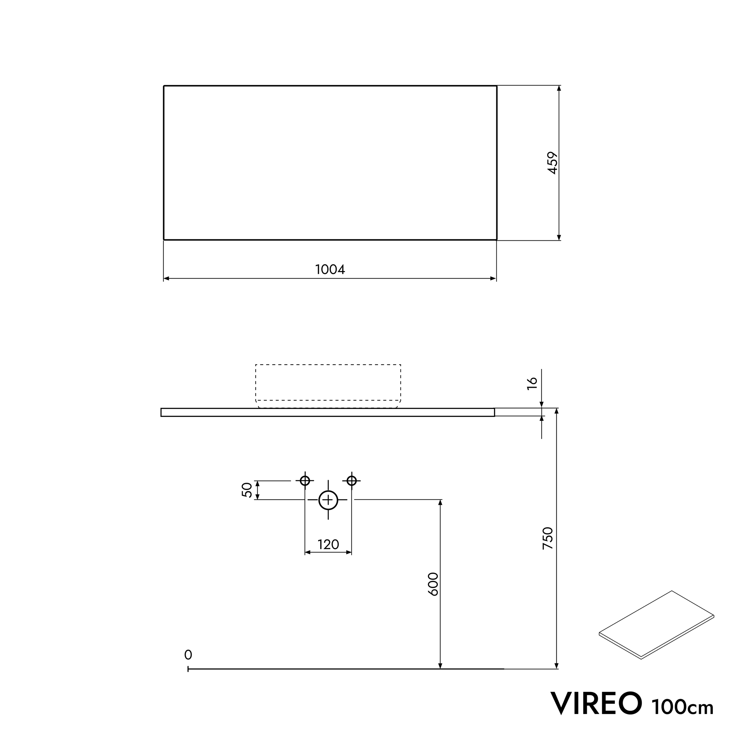 Underskab VIREO 100