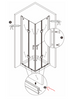 Reservedel - BERNSTEIN brusekabiner DX213 / DX403 / DX407 / EX213 / EX403 / EX406