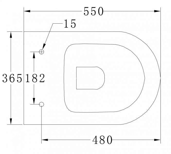 WC komplet pakke 33: WC B-8030R Sort