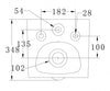 Komplet WC-pakke 43: WC B-8030R i mat sort og soft-close sæde