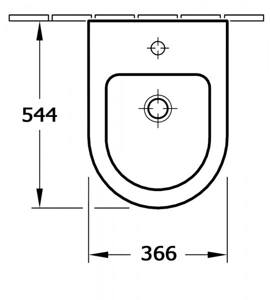 Højkvalitets vægmonteret bidet CH2019V - Valgfrit tilbehør