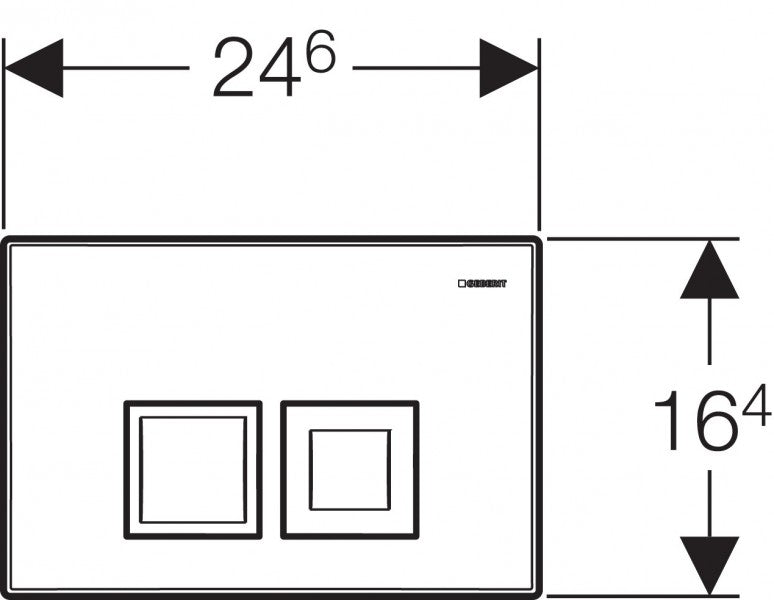 Geberit Duofix Basic forvægselement