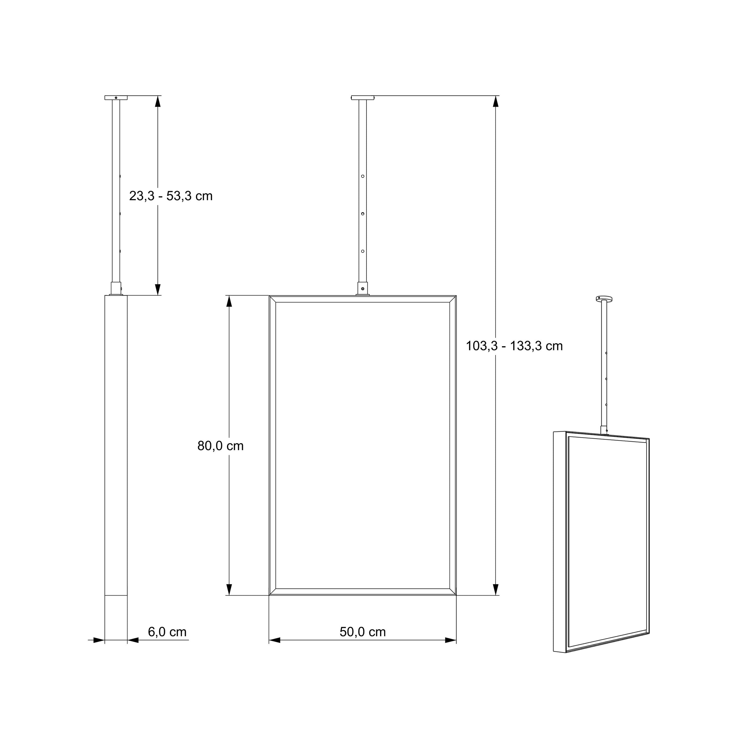 Hængespejl 2145 Square